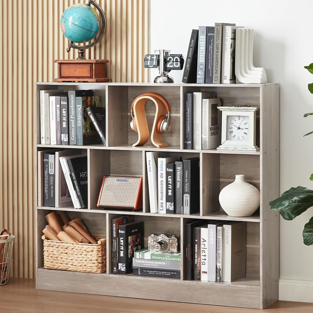Storage - LEYAOYAO 10-półkowy regał na książki z