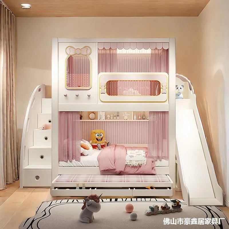 Solidne, wysokie i niskie łóżk – Bunk Bed With Stairs And Slide recenzja i cena