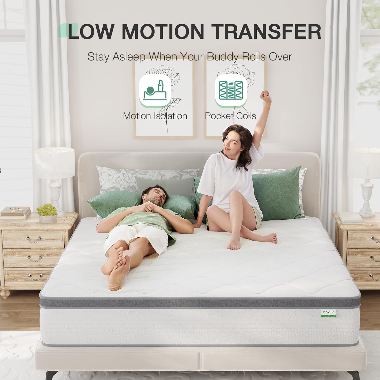 Materac Queen, 35 cm, hybrydow – Memory Foam Mattress In A Box Queen recenzja i cena