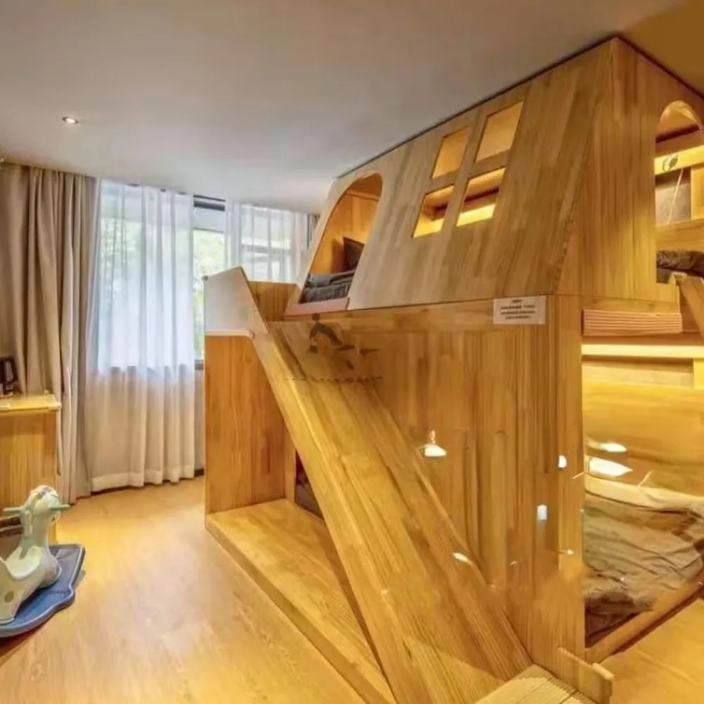 Amerykańskie łóżko piętrowe dl – Bunk Bed With Stairs And Slide recenzja i cena