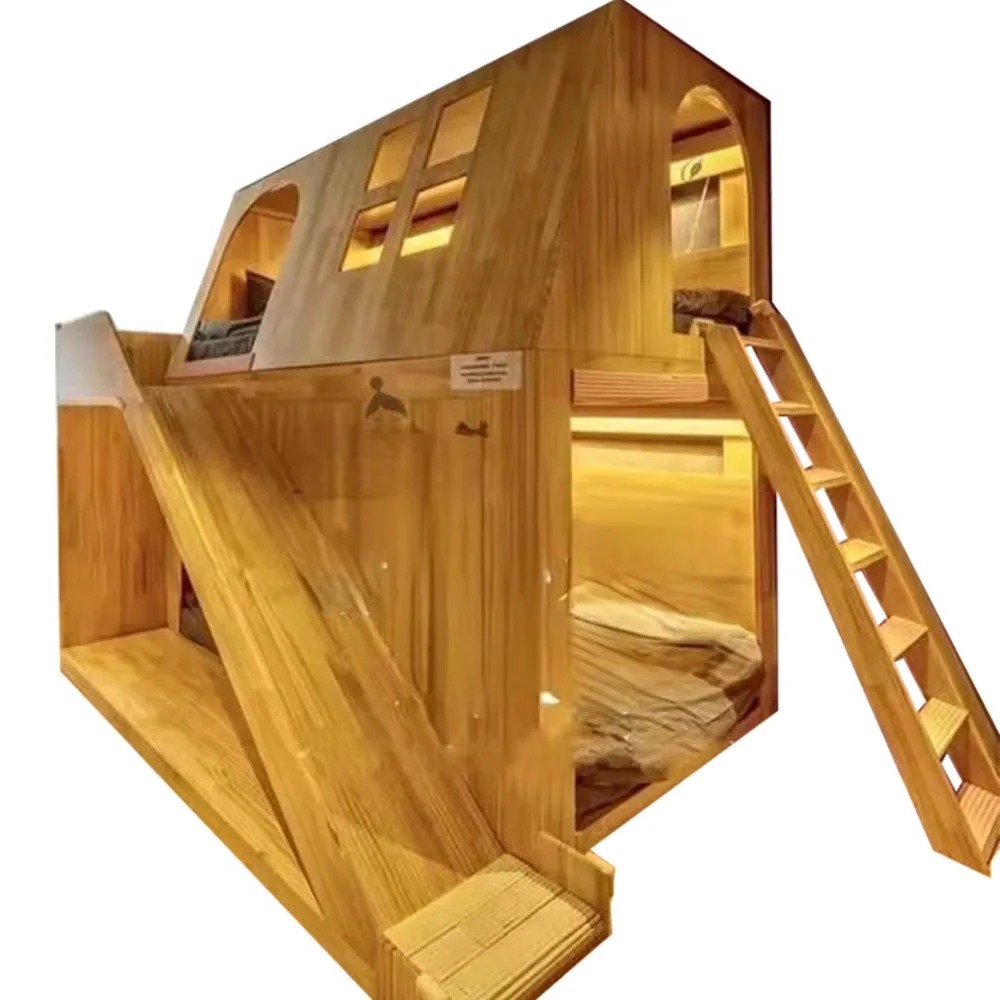 Amerykańskie łóżko piętrowe dl – Bunk Bed With Stairs And Slide recenzja i cena
